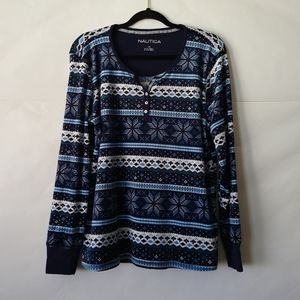 NAUTICA Soft Christmas Sweater Size: L